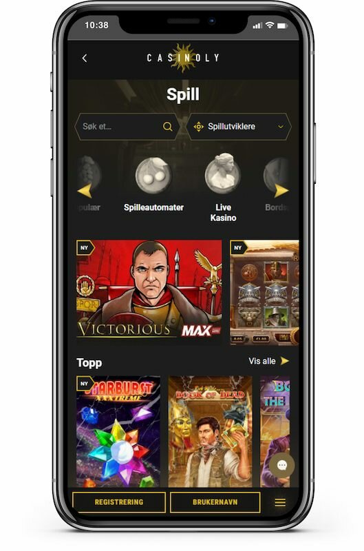 Aplicación móvil Casinoly&nbsp;