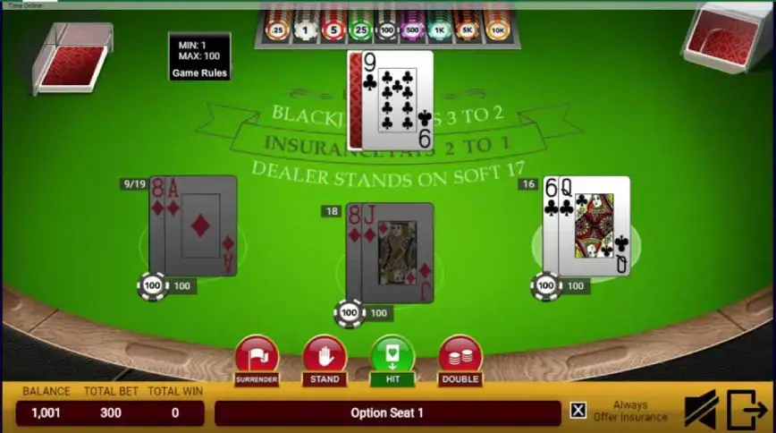 Juegos de blackjack